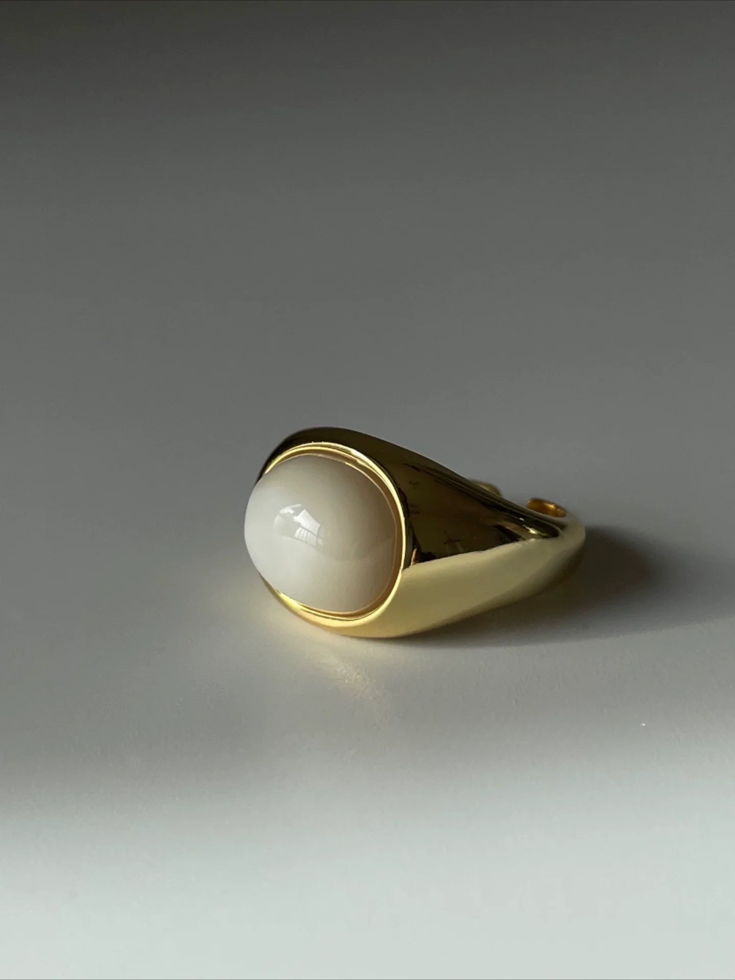 French Elegant Fritillary Stone Ring