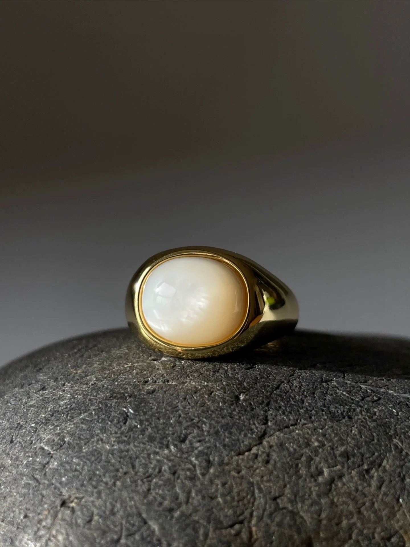 French Elegant Fritillary Stone Ring
