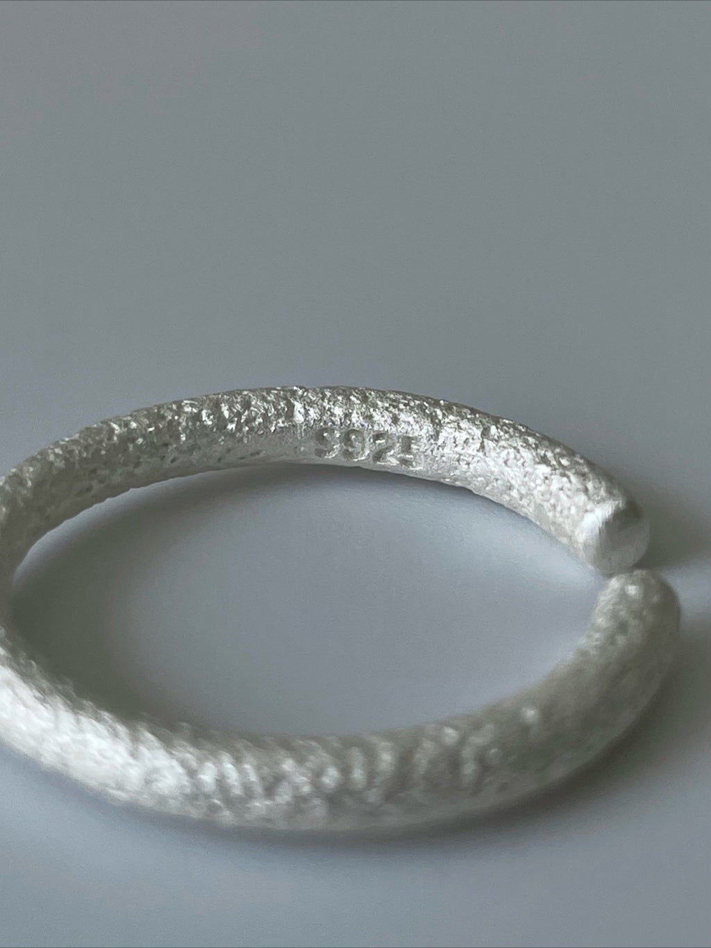 Premium Ceramic Sense Treasure x Bead Burnt White Ring