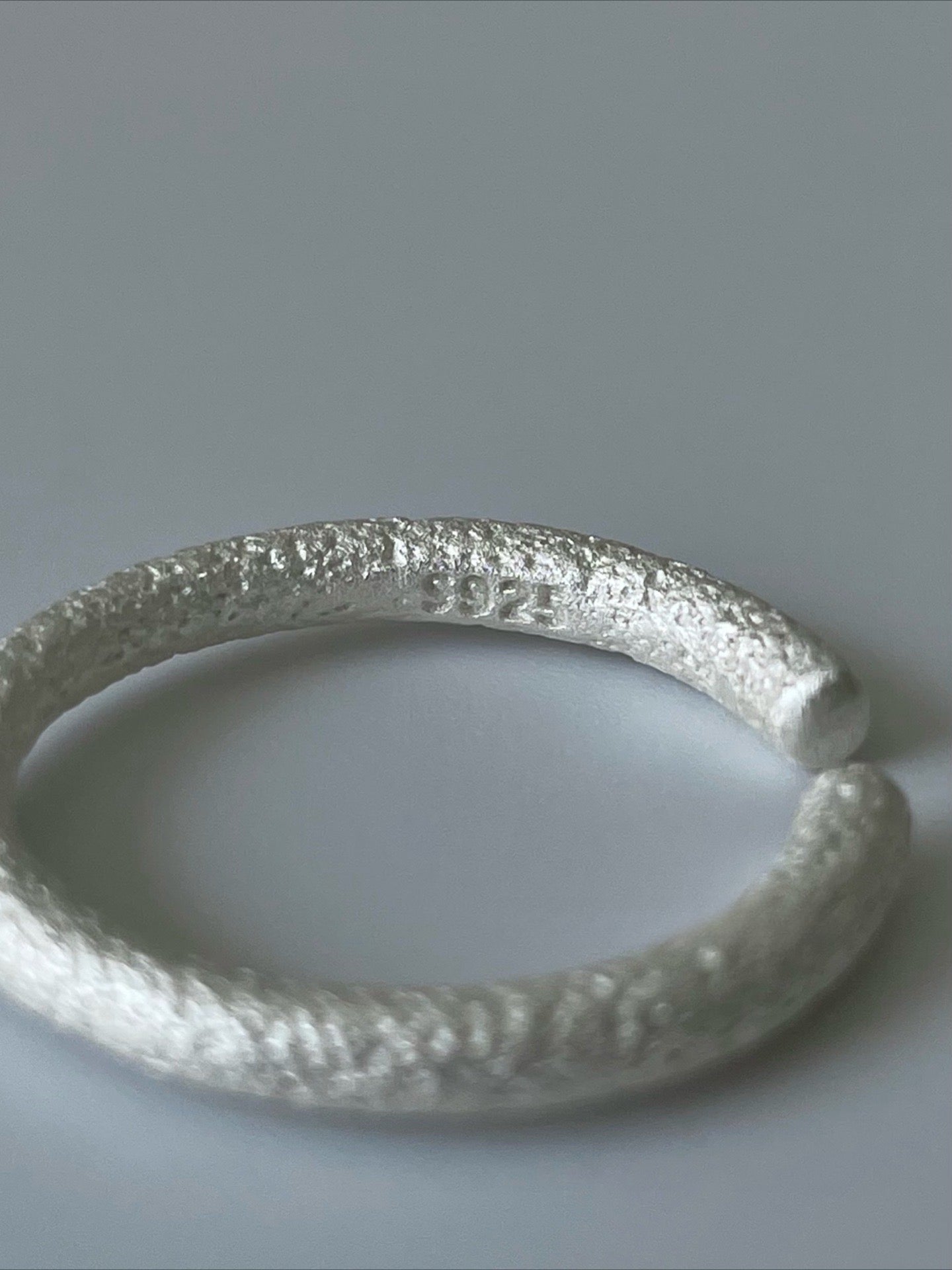 Premium Ceramic Sense Treasure x Bead Burnt White Ring